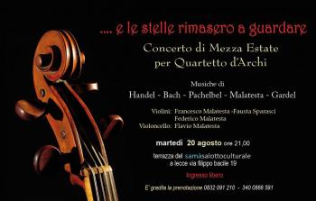 E le stelle rimasero a guardare. Concerto di Mezza Estate