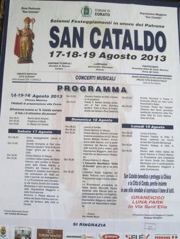 Festa Patronale di San Cataldo - Il programma