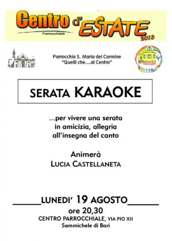 Serata Karaoke