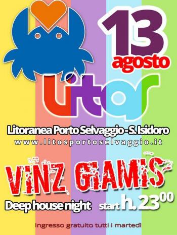 Deep House Night - Litos Porto Selvaggio 