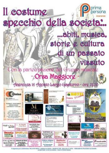 Il costume specchio della società