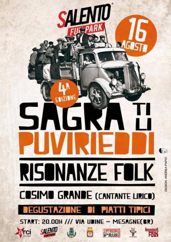 Risonanze Folk -->la Sagra ti li Puvirieddi@ Salento Fun Park- 16 Agosto 2013