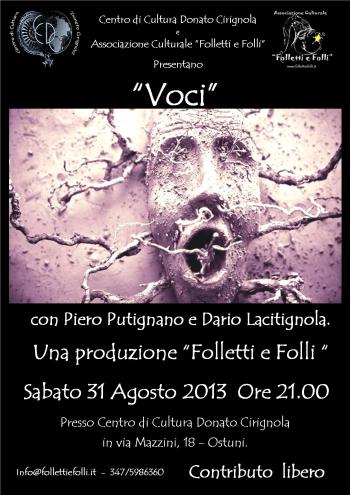 Voci - con Piero Putignano e Dario Lacitignola