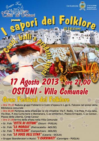 I sapori del Folklore" – Festival di canti, balli e prodotti tipici