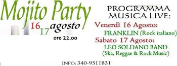 Leo Soldano Band (rock, Ska & Reggae) al Panta Rei Per il Mojito Party, Sabato 17 Agosto (ore 22)