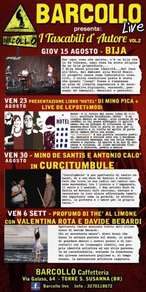 Hotel di Mino Pica - live le Poetemodi - Mostra Daniela Errico