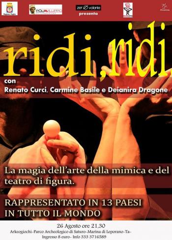 Evento Teatrale Ridi Ridi di Renato Curci