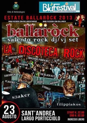 VENERDI BALLAROCK a SANT'ANDREA. Chiusura dell'estate ballaròck 2013