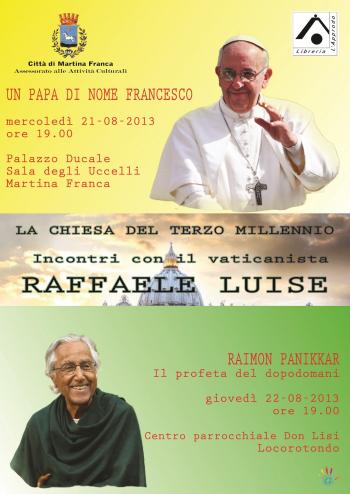 Incontro con il vaticanista Raffaele Luisi