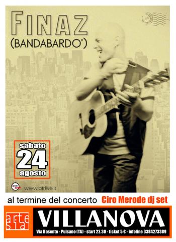 Finaz (Bandabardò) + Ciro Merode dj set