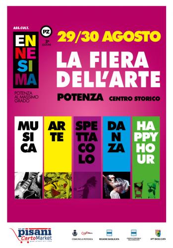 Ennesima Potenza, la Fiera dell'arte - programma completo