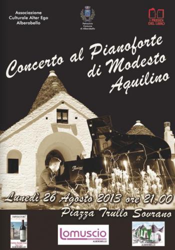 Concerto pianistico del maestro Modesto Aquilino