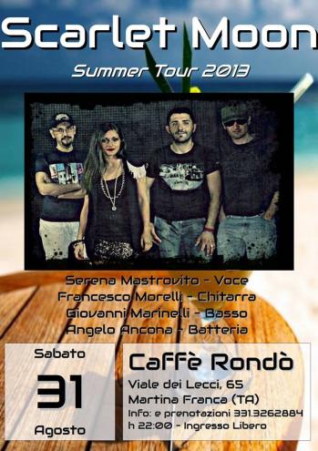 Scarlet Moon al Caffè Rondò