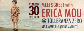 Meet & Greet con Erica Mou + mini-set acustico