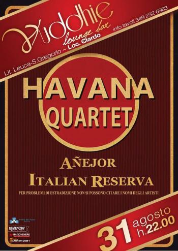 Havana Quartet al Vuddhie Lounge Bar_s.m. di Leuca