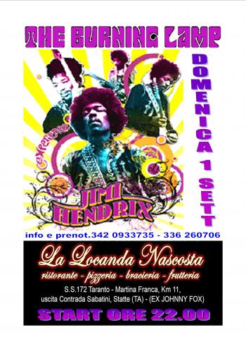 The Burning Lamp Jimi Hendrix Tribute