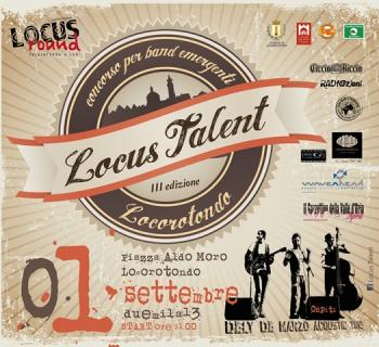 Locus Talent 3° Ed. - Contest Band Emergenti