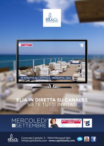 Con Elia Il litorale monopolitano diventa nuovamente protagonista sulle reti Mediaset