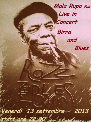 Birra and Blues-Rozz Men Blues Live in concert
