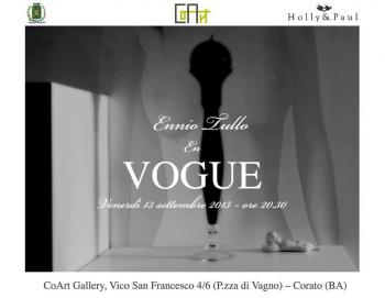 Ennio Tullo en Vogue Mostra Fotografica Personale di Ennio Tullo