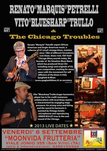 Renato Marquis Petrelli - Vito Bluesharp Trullo & The Chicago Troubles Blues Band