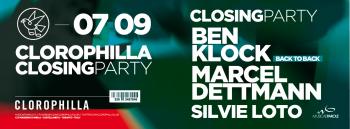 Clorophilla closing party con Ben Klock, Marcel Dettmann e Silvie Loto
