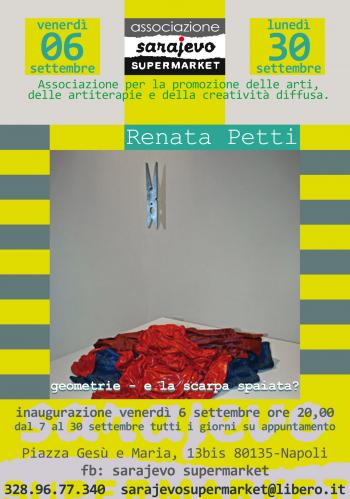 Renata Petti Geometrie – e la scarpa spaiata?