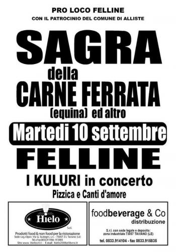Sagra della Carne ferrata e concerto