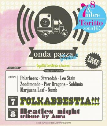 Folkabbestia in concerto - Onda Pazza Festival