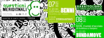 Questioni Meridionali Festival con Stefano Benni - il programma