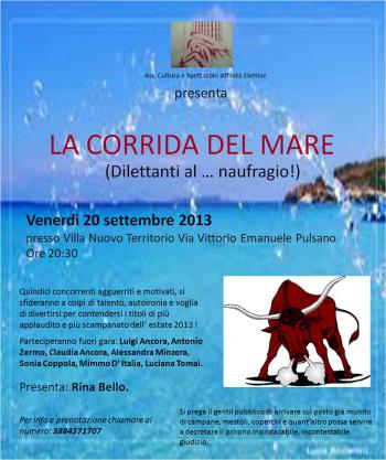 Villa Nuovo Territorio Estate 2013 - La corrida del mare - Dilettanti al Naufragio