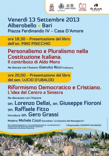 Presentanzione del libro Riformismo Democratico e Cristiano