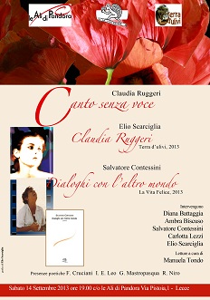 Canto senza voce di Claudia Ruggeri