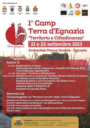1° Camp Terra d’Egnazia - Convegni e concerti