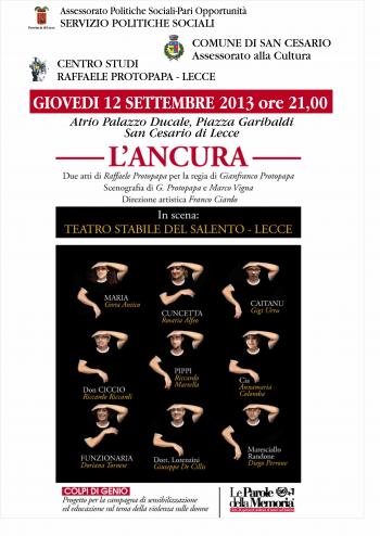Spettacolo teatrale L'Ancura