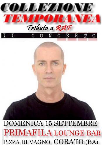 Collezione Temporanea - Tributo a Raf in concerto