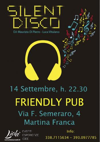 Silent Disco al Friendly Pub