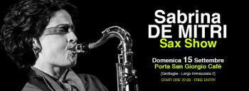 Sabrina De Mitri al Sax in concerto