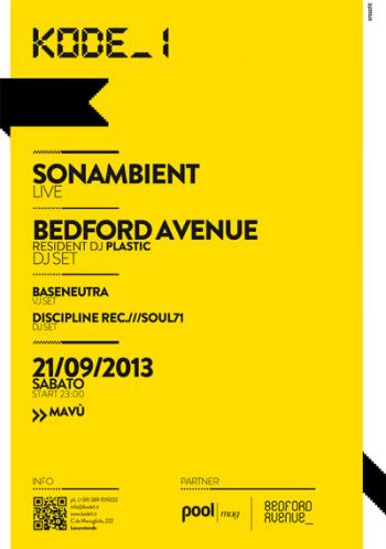 Kode_1 - Sonambient live + Bedford Avenue dj set
