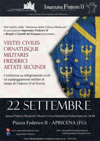 Abbigliamenti civili ed equipaggiamenti militari al tempo di Federico II di Svevia