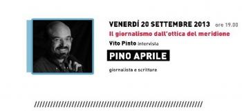 Conversazioni sul giornalismo  Vito Pinto intervista Pino Aprile: il giornalismo dall'ottica del meridione