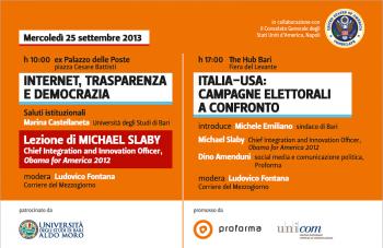 Michael Slaby a Bari