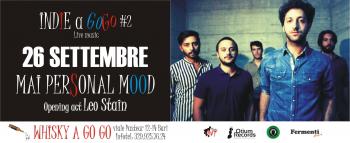 Mai Personal Mood in concerto - opening act Leo Stain