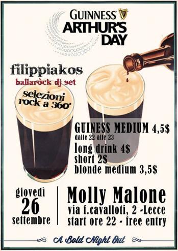 Filippiakos dal  Ballaròck dj Set al Molly Malone