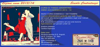 Lezioni dimostrative gratuite di Tango Argentino