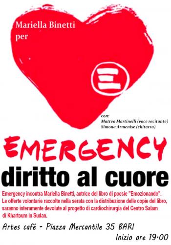 Diritto al cuore - reading di poesie per Emergency