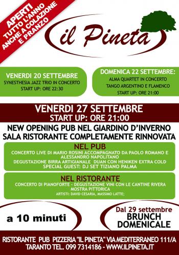 Inaugurazione Pub il Pineta