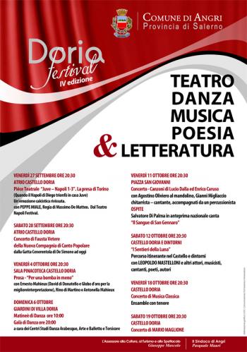 Doria Festival - IV Edizione: Canzoni di Lucio Dalla ed Enrico Caruso