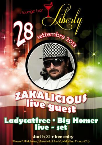 Zakalicious in concerto + Set live Big Homer & Ladycatfree