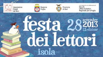 IX edizione della Festa dei lettori in Puglia - i programmi delle varie città